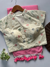 Sunflower Beige Khadi Cotton Blouse