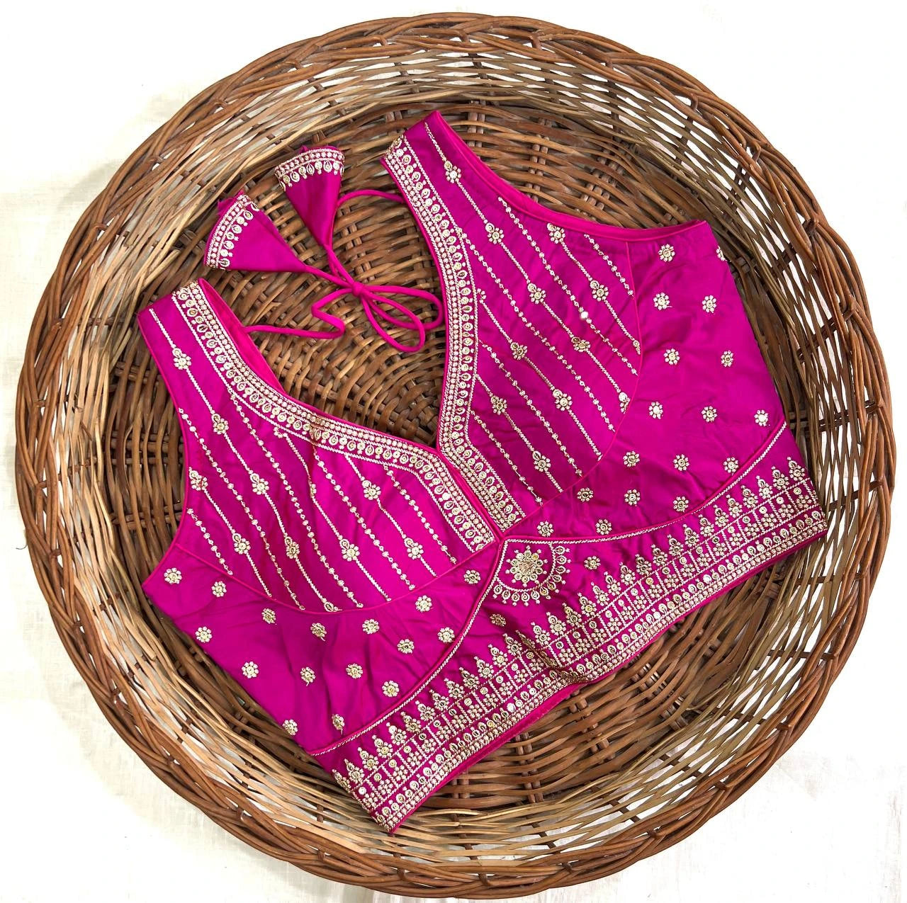Quartz Pink Heavy Silk Blouse