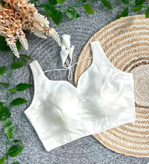 White Fendy Blouse
