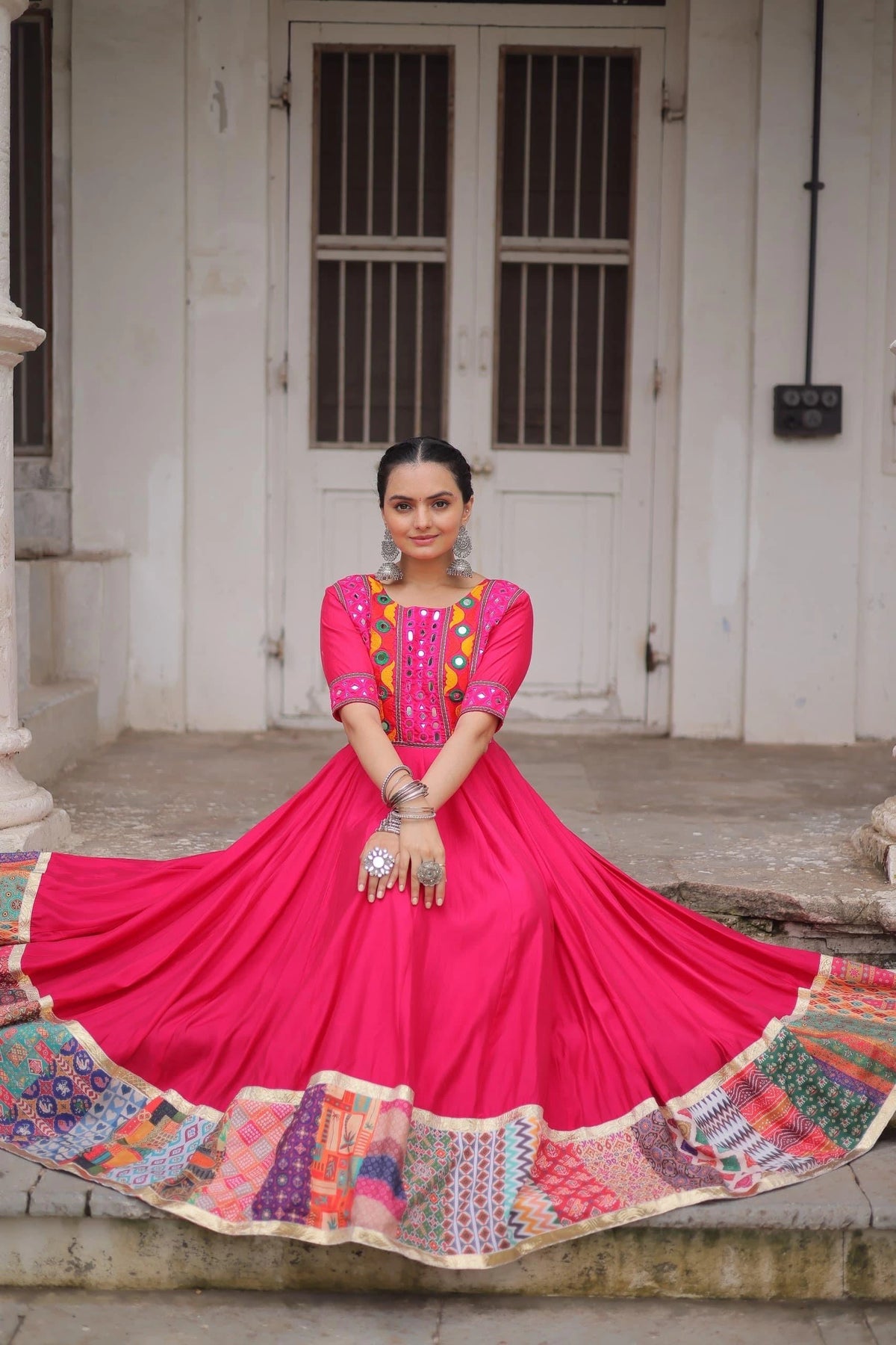 Dark Pink Roman Dress