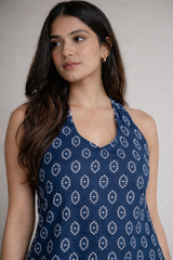 Aarya Bandhani Backless Short Kurti