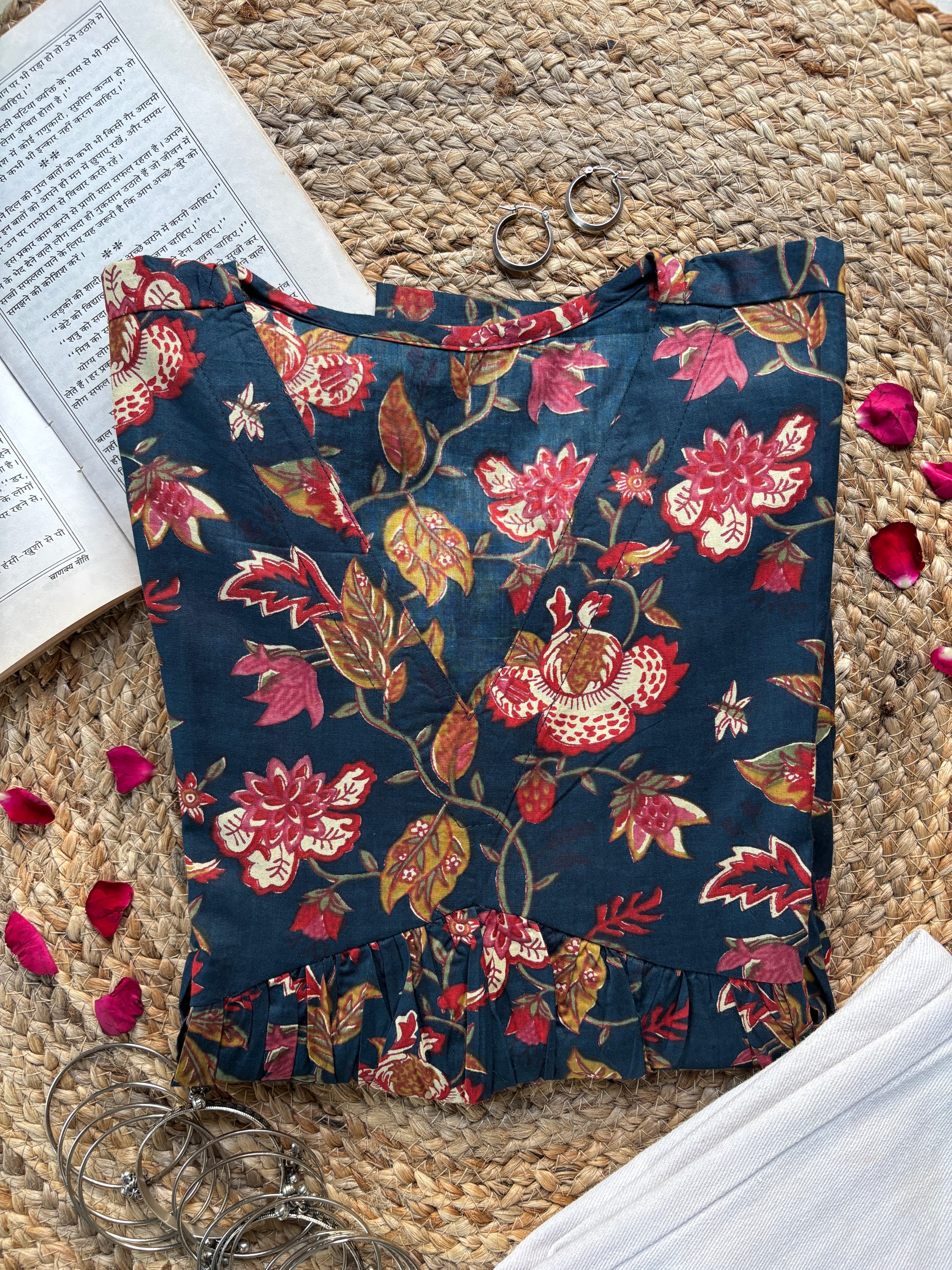 Nancy Peplum Style Short Kurti