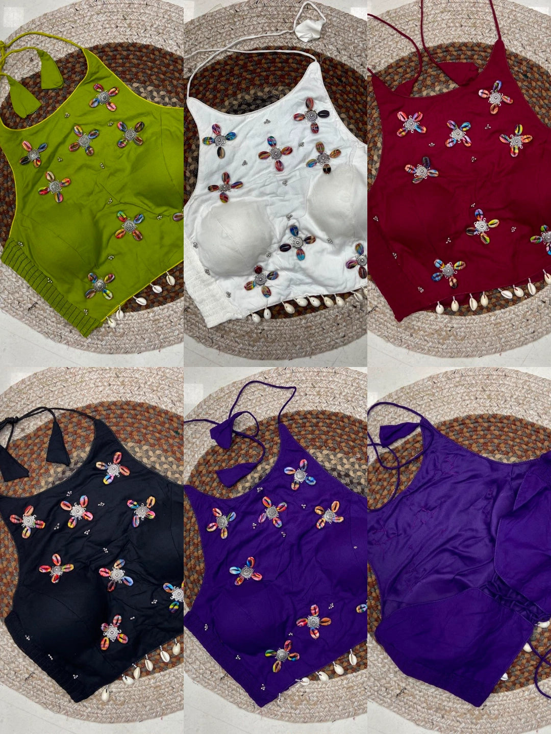 Kodi with Handwork Blouse All Colors – Kalyanja KB47