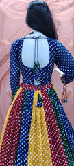 Cotton Blend Gamthi Lehenga Full Flair Twirl - Kalyanja KL192