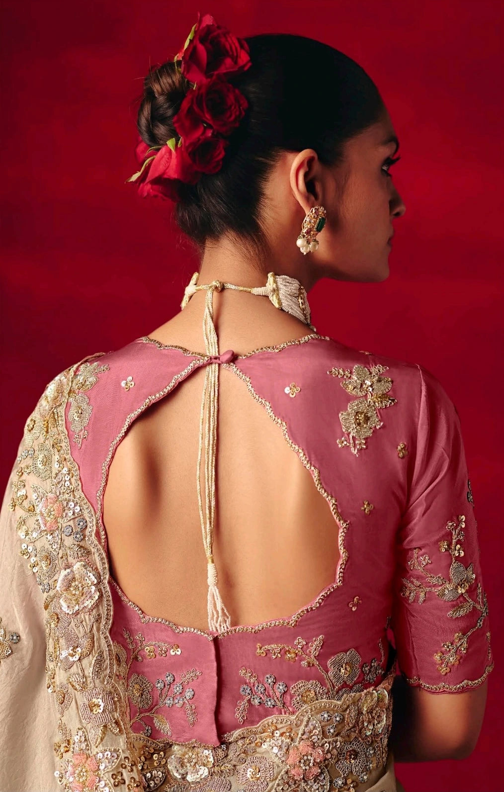 Devanshi Embroidered Saree Kalyanja Fashion