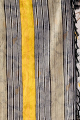 White Digital Print Border Soft Georgette Saree