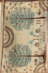 Shop Black Warli Print Georgette Saree | Kalyanja
