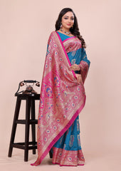 Anushka Zari Weaving Saree