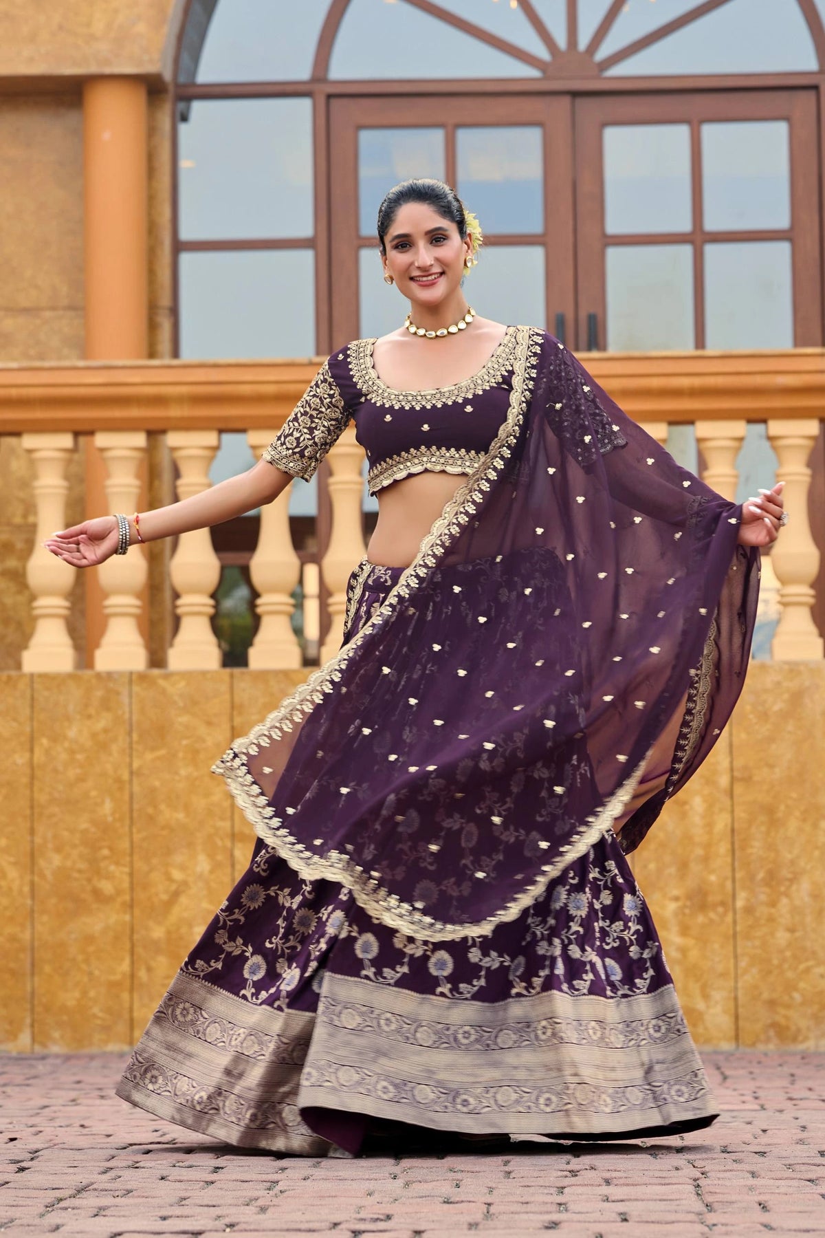 Niharika Sequins Lehenga Set. – Kalyanja
