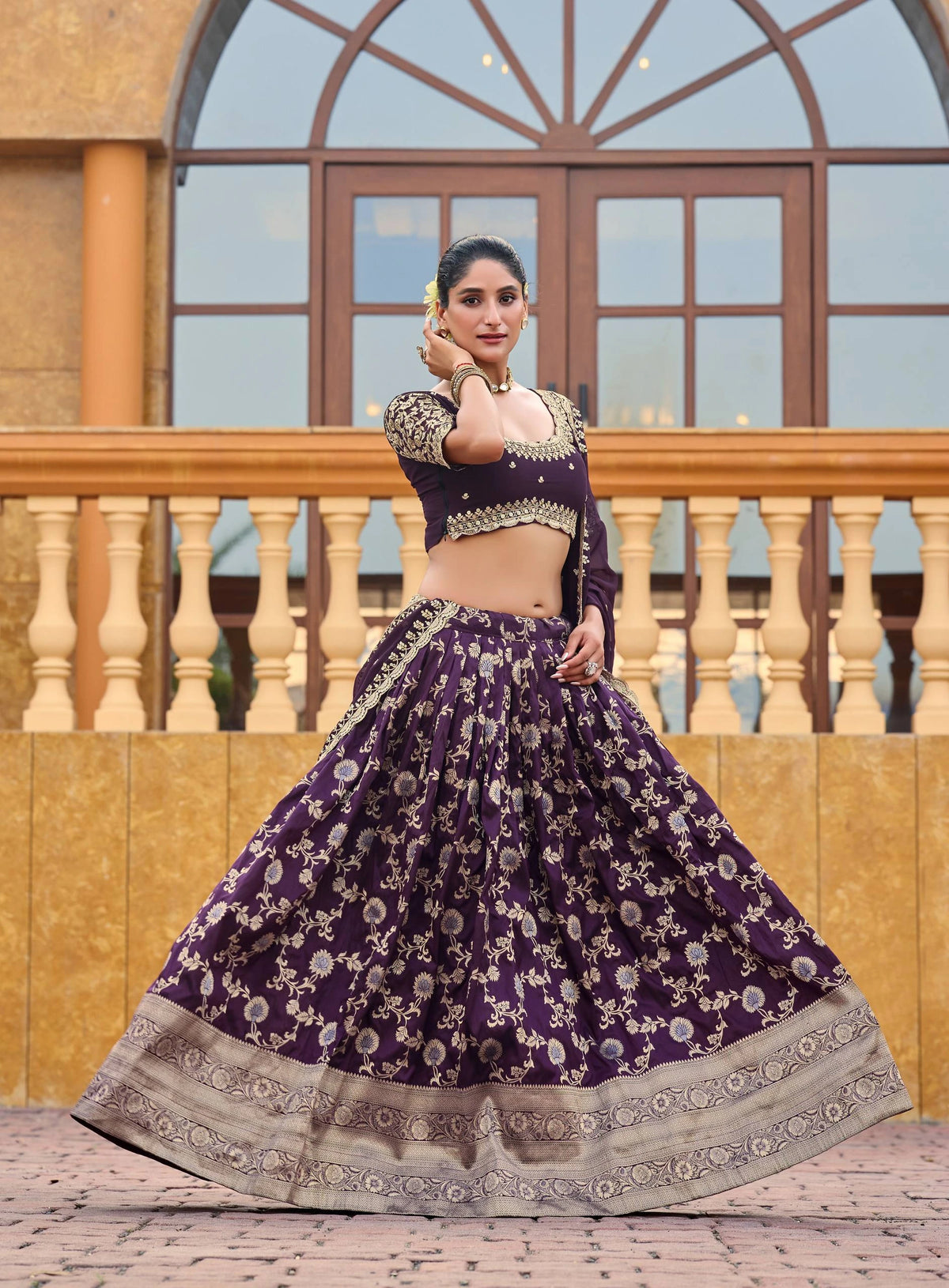 Niharika Sequins Lehenga Set. – Kalyanja
