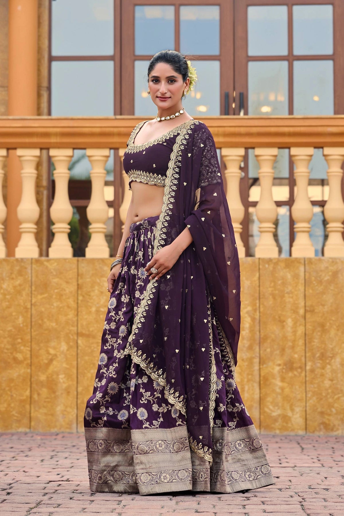Niharika Sequins Lehenga Set. – Kalyanja
