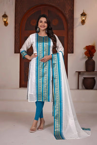 Nila Cotton Kurti Set