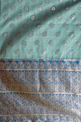 Sky Blue Banarasi Zari Saree