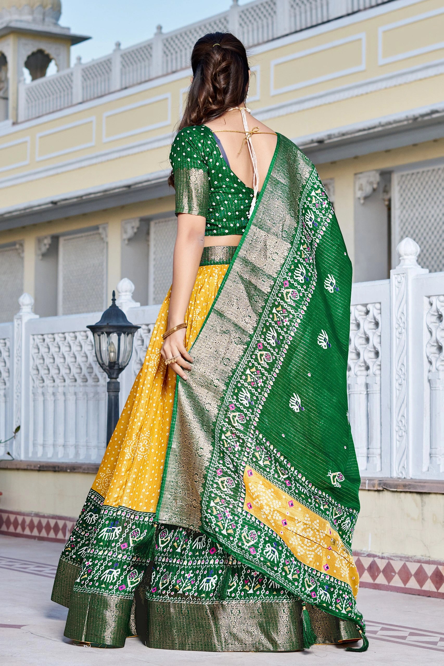 Yellow Silk Lehenga