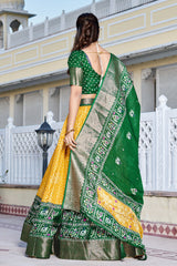 Yellow Silk Lehenga