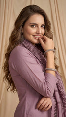 Lavender Pink Cotton Kurti