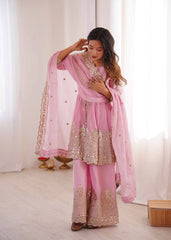Pink Fendy Silk Suit
