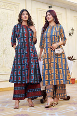 Mustard Yellow Pure Cotton Kurti