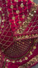 Maroon Sequins & Coding Thread Work Soft Silk Blouse