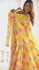 Yellow Floral Printed Fox Georgette Suit
