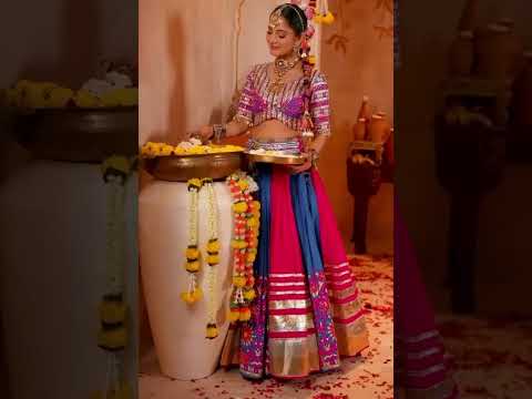 Multicolor Heavy Muslin Cotton Lehenga