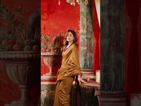 Olive Green Mal Cotton Saree