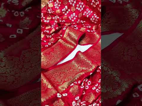 Red Zari Weaving Satin Silk Saree