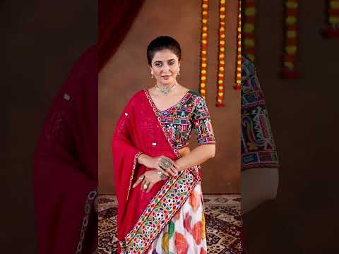 Multicolor Embroidered Lehenga – Kutchi Navratri Garba Set