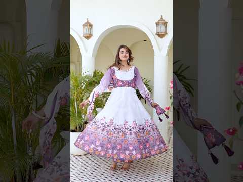 White Chanderi Suit