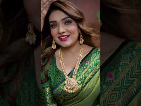 Middle Green Yellow Soft Pure Banarasi Tissue Silk Saree
