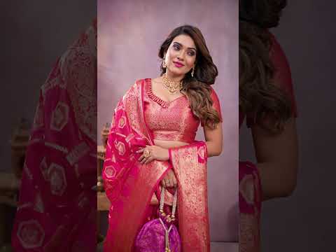 Red Soft Organza Banarasi Silk Saree