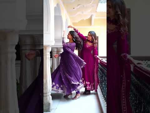 Soft Purple Faux Georgette Suit