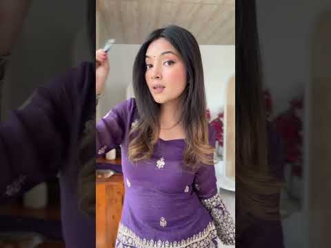 Soft Purple Crunchy Silk Suit