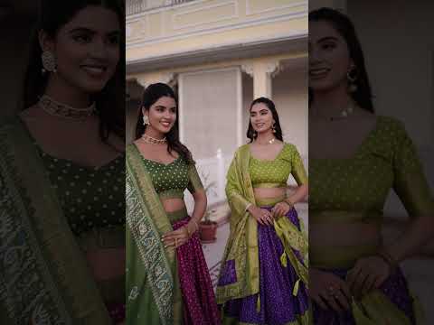 Deep Purple Silk Lehenga