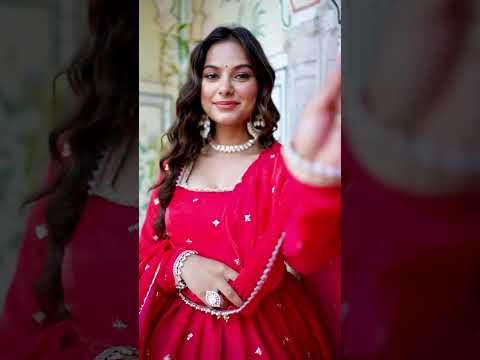 Red Fendy Silk Suit