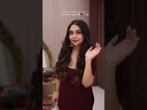 Dark Maroon Faux Georgette Suit