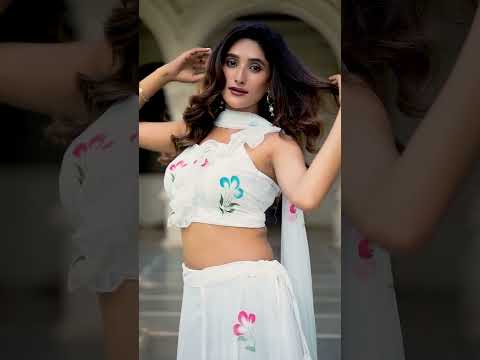 White Soft Georgette Lehenga