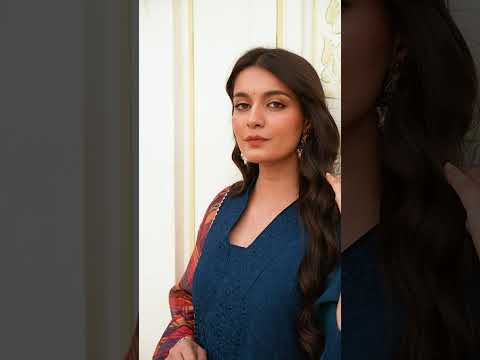 Navy Roman Silk Kurti