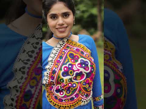 Blue Pure Rayon Cotton Lehenga