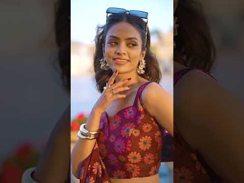 Wine Tussar Silk Lehenga