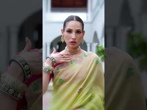 Pastel Pistachio Green Soft Chanderi Cotton Saree