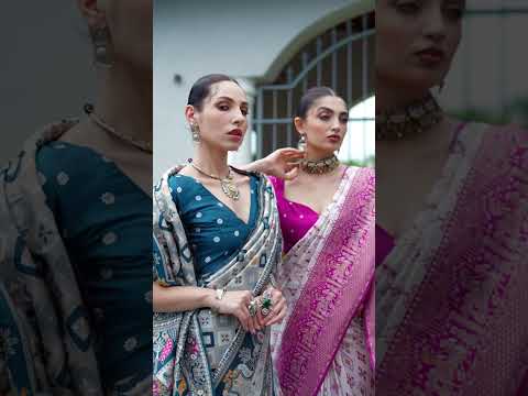 Dark Pink Soft Banarasi Silk Saree