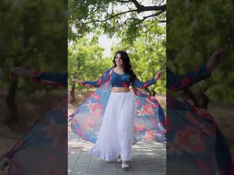 Dark Brown Faux Georgette Lehenga