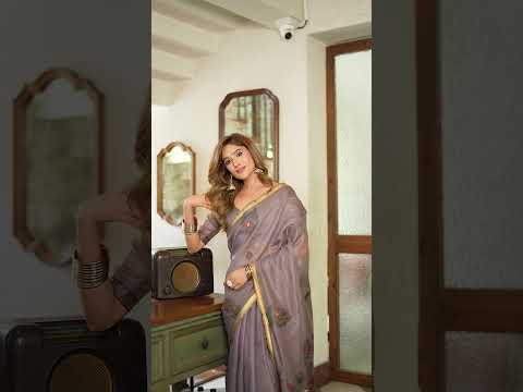Light Brown Heavy Cotton Saree