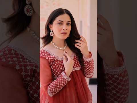 Dark Purple Cosmos Lehenga