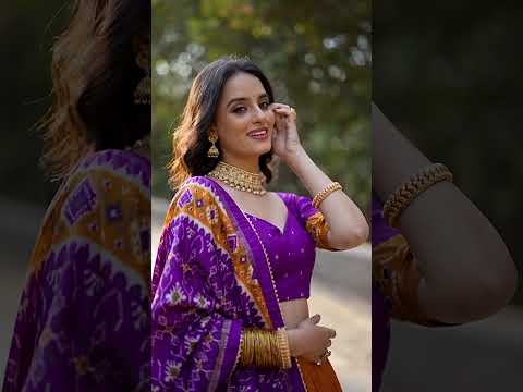 Mustard Yellow Floral Print Lehenga – Tussar Silk Blend, Foil Work, Navratri & Festive Wear