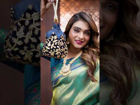 Rama Blue Soft Pure Banarasi Tissue Silk Saree