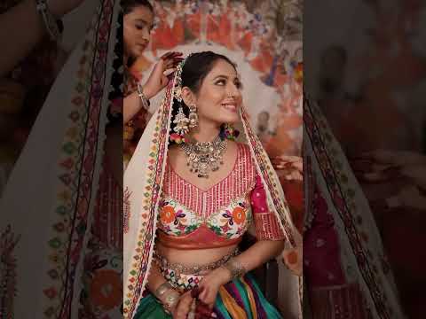 Multicolor Heavy Muslin Cotton Lehenga