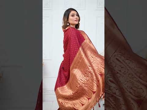 Maroon Soft Silk Saree
