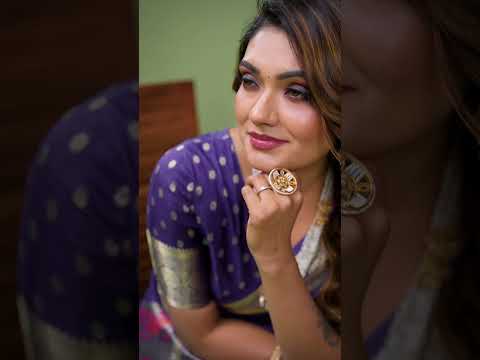Navy Blue Paithani Silk Saree